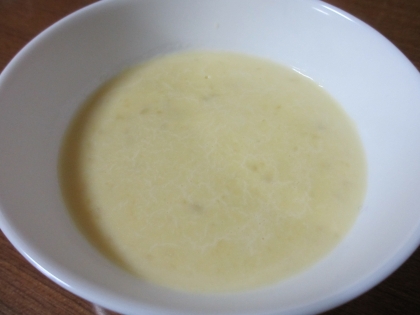 さつまいもでスープ、初めて作りました。すごく美味しかったです！これからの季節は温まっていいですね♪
ごちそうさまでした＾＾