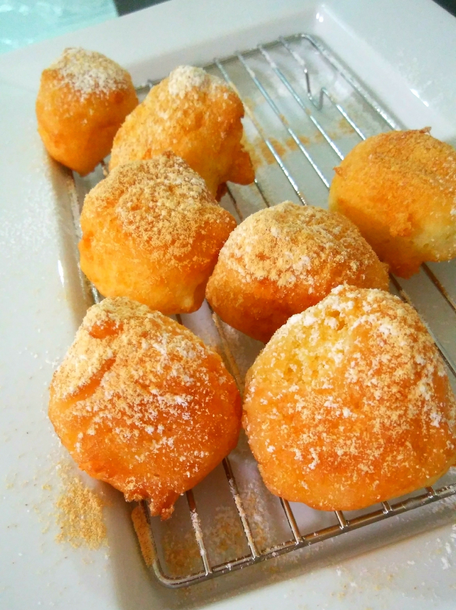 ふわふわで美味しい お豆腐ドーナツ レシピ 作り方 By 7272natu 楽天レシピ