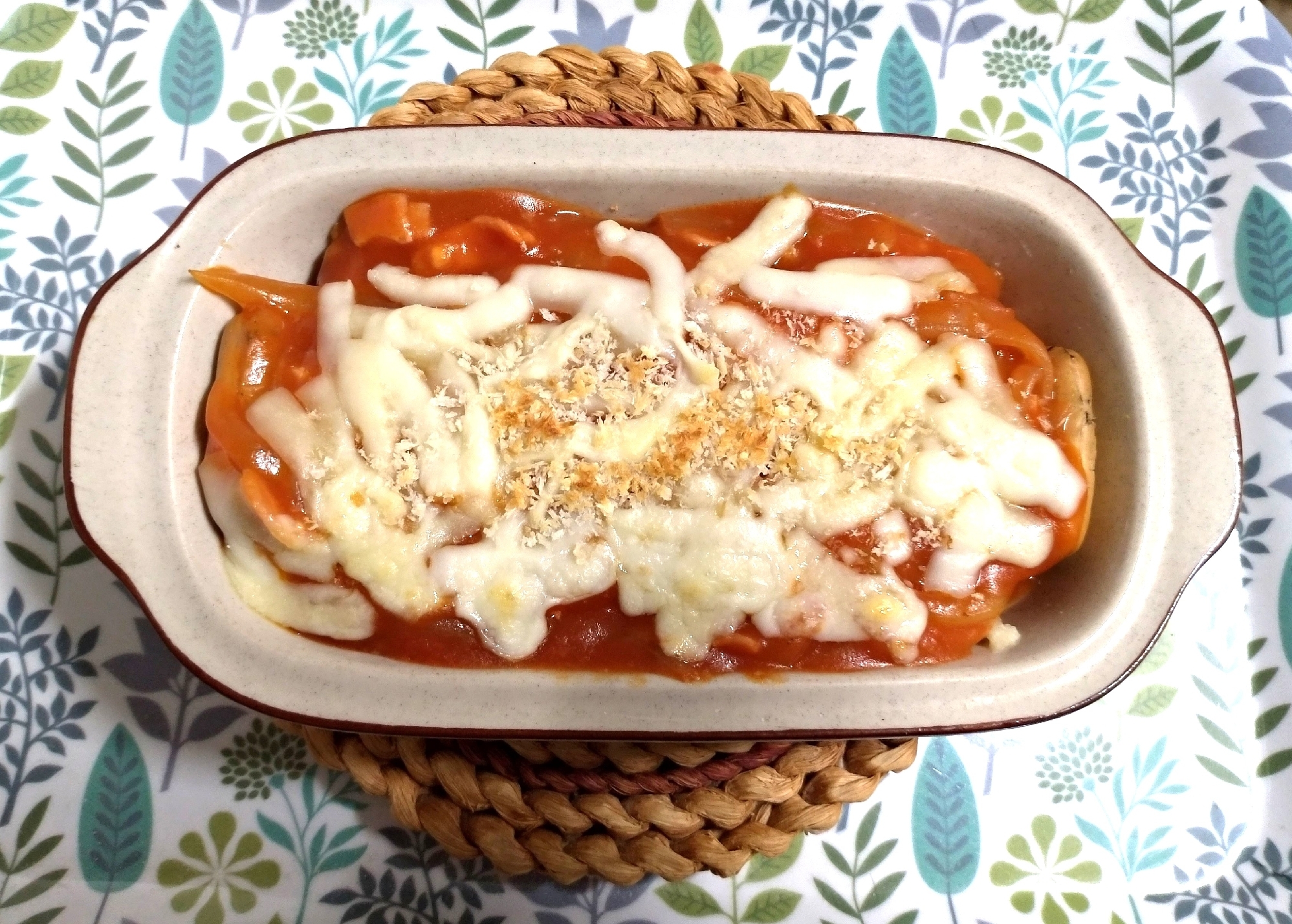 期限間近の消費に 乾パンでトマトチーズグラタン レシピ 作り方 By いちねこ 楽天レシピ