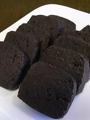 黒豆茶を煮出したら★まっくろ黒豆茶クッキー