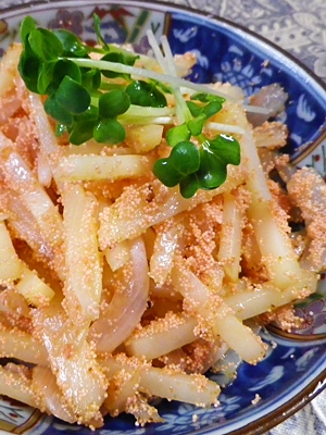 じゃがいも玉ねぎたらこ炒め レシピ 作り方 By Leopoo 楽天レシピ