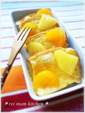 レンジで♡フレンチトースト