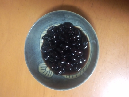 圧力鍋で☆黒豆煮