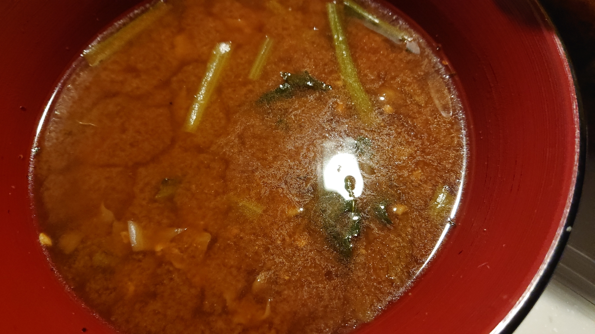 コチュジャン味噌スープ