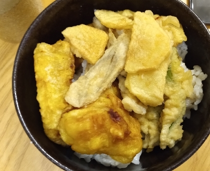 お惣菜天ぷらで簡単天丼