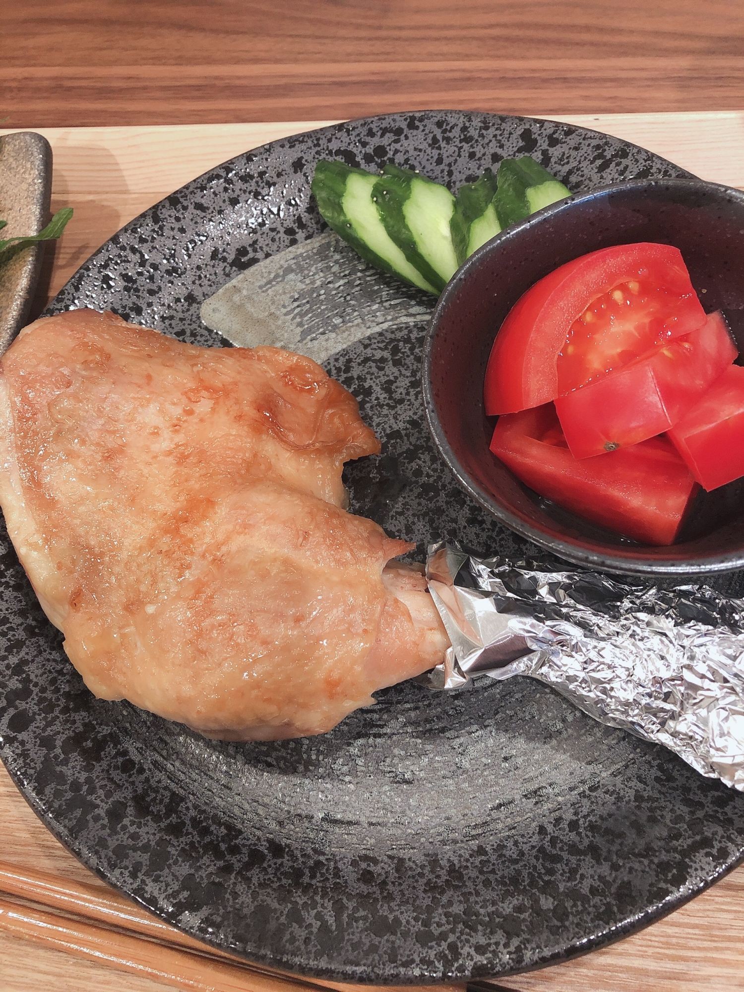 鶏肉の照り焼き♫
