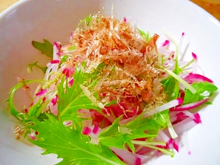 レディサラダ 大根 と水菜のサラダ レシピ 作り方 By V るん 0394 楽天レシピ