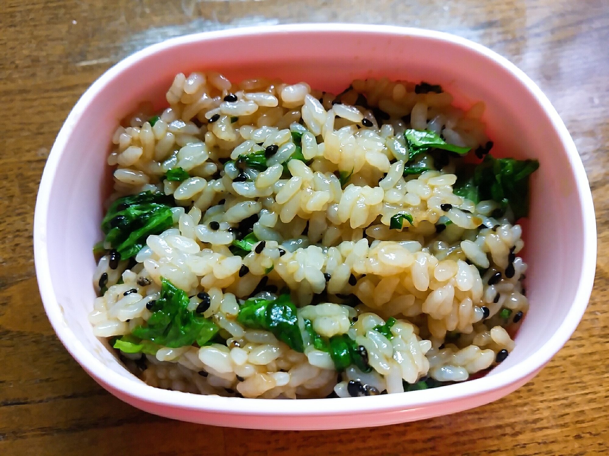 サンチュ焼き肉のタレ炒めご飯