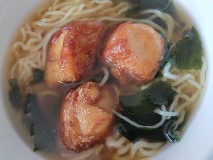 唐揚げ&ワカメラーメン