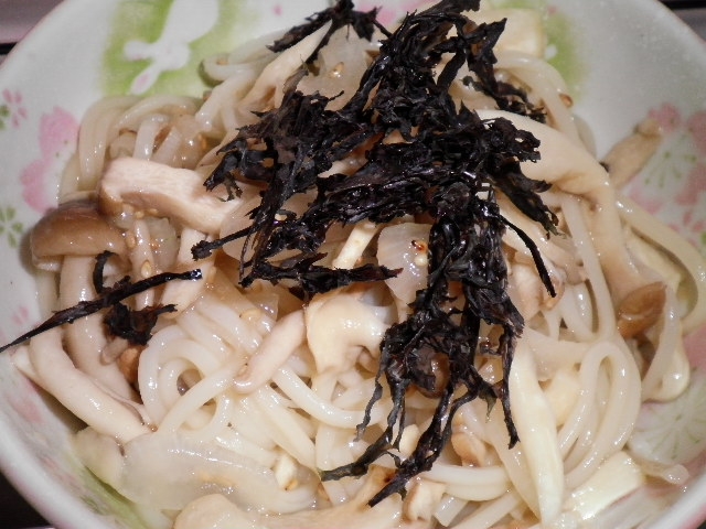 きのこのそうめんパスタ