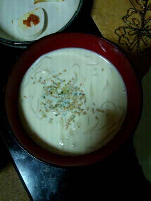 豆乳素麺