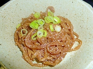 切り干し大根と明太子の炒め煮