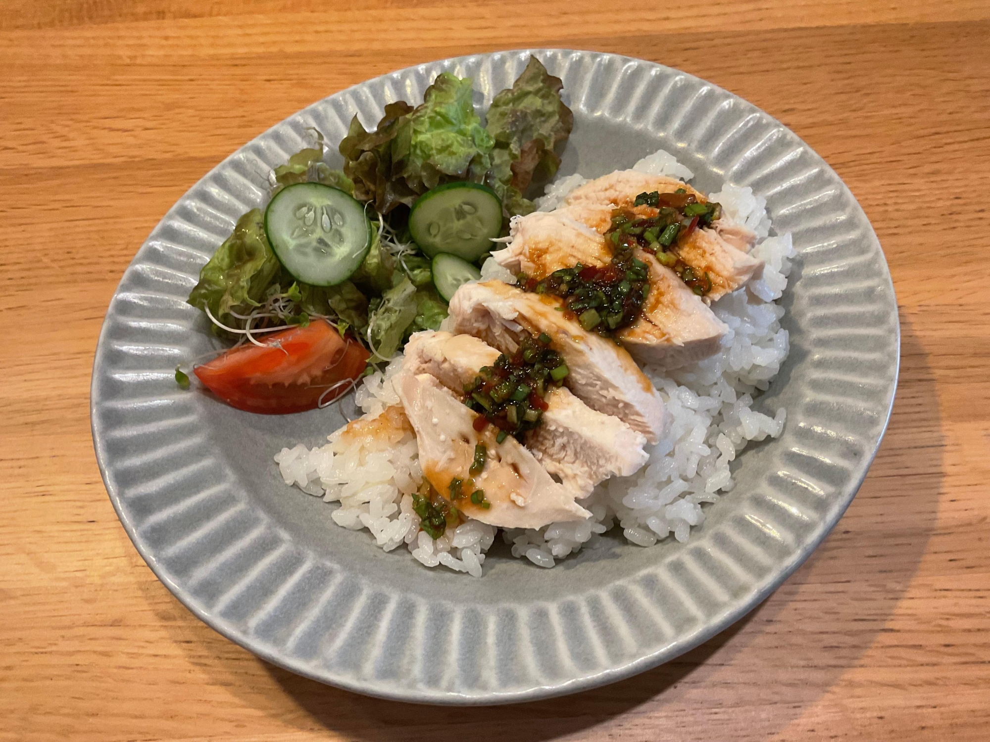 炊飯器でカオマンガイ！