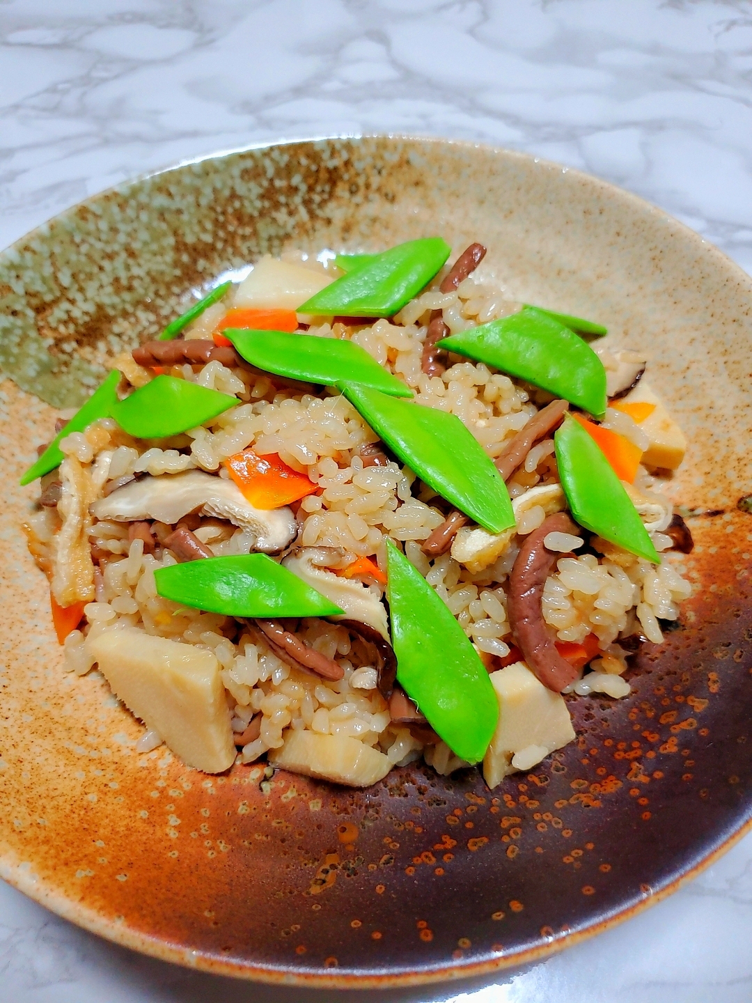 筍とゼンマイの炊き込みご飯