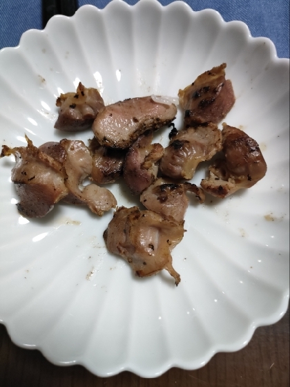 フライパンで！砂肝炒め