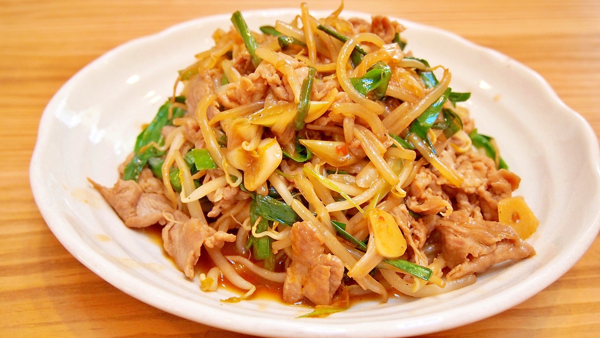 ピリ辛豚ニラもやし炒め レシピ 作り方 By おやじ飯 Oyaji S Kitchen 楽天レシピ ピリ辛豚ニラもやし炒め レシピ 作り方 By おやじ飯 Oyaji S Kitchen 楽天レシピ