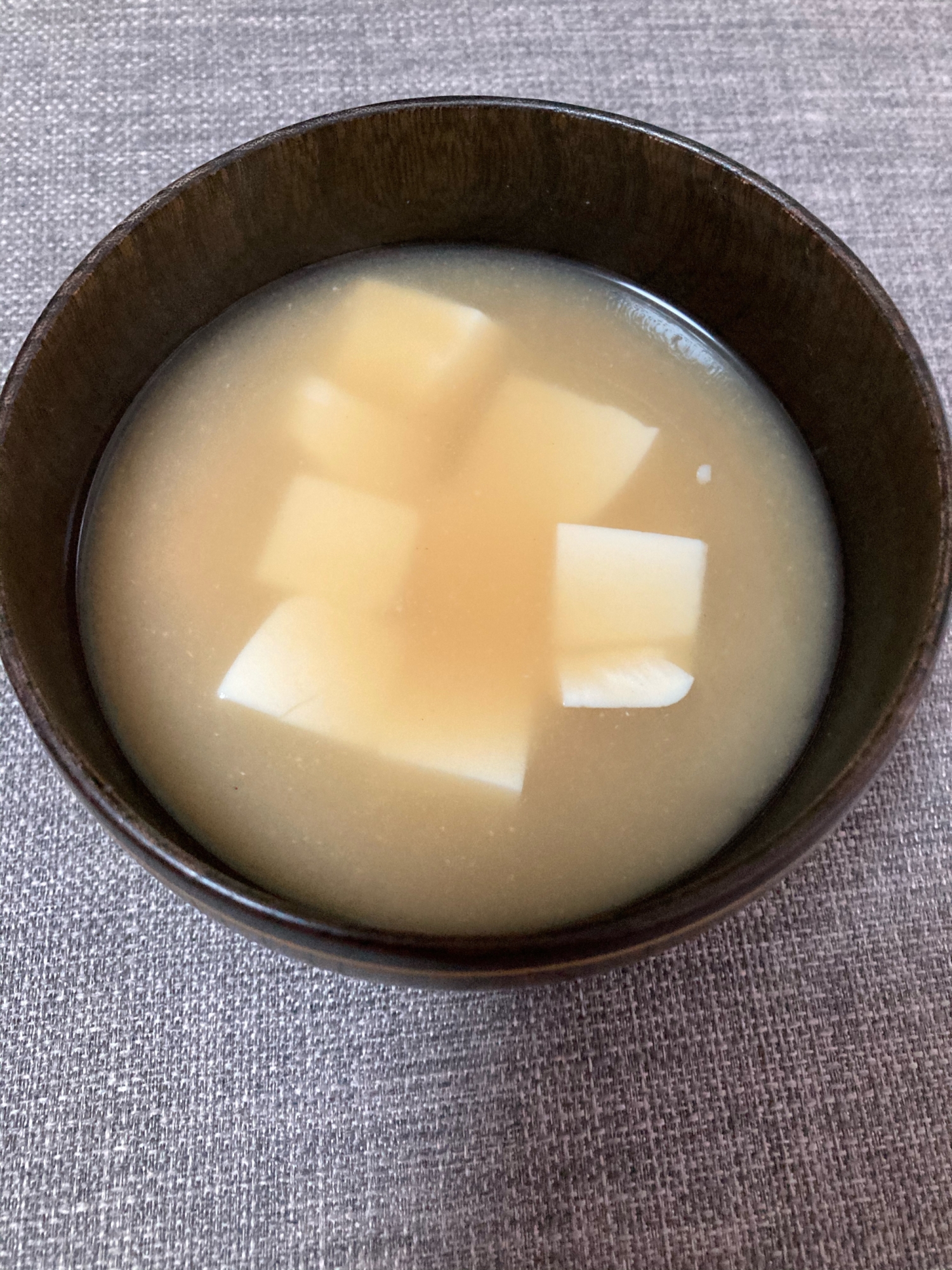 簡単!時短!お酢の味噌スープ!