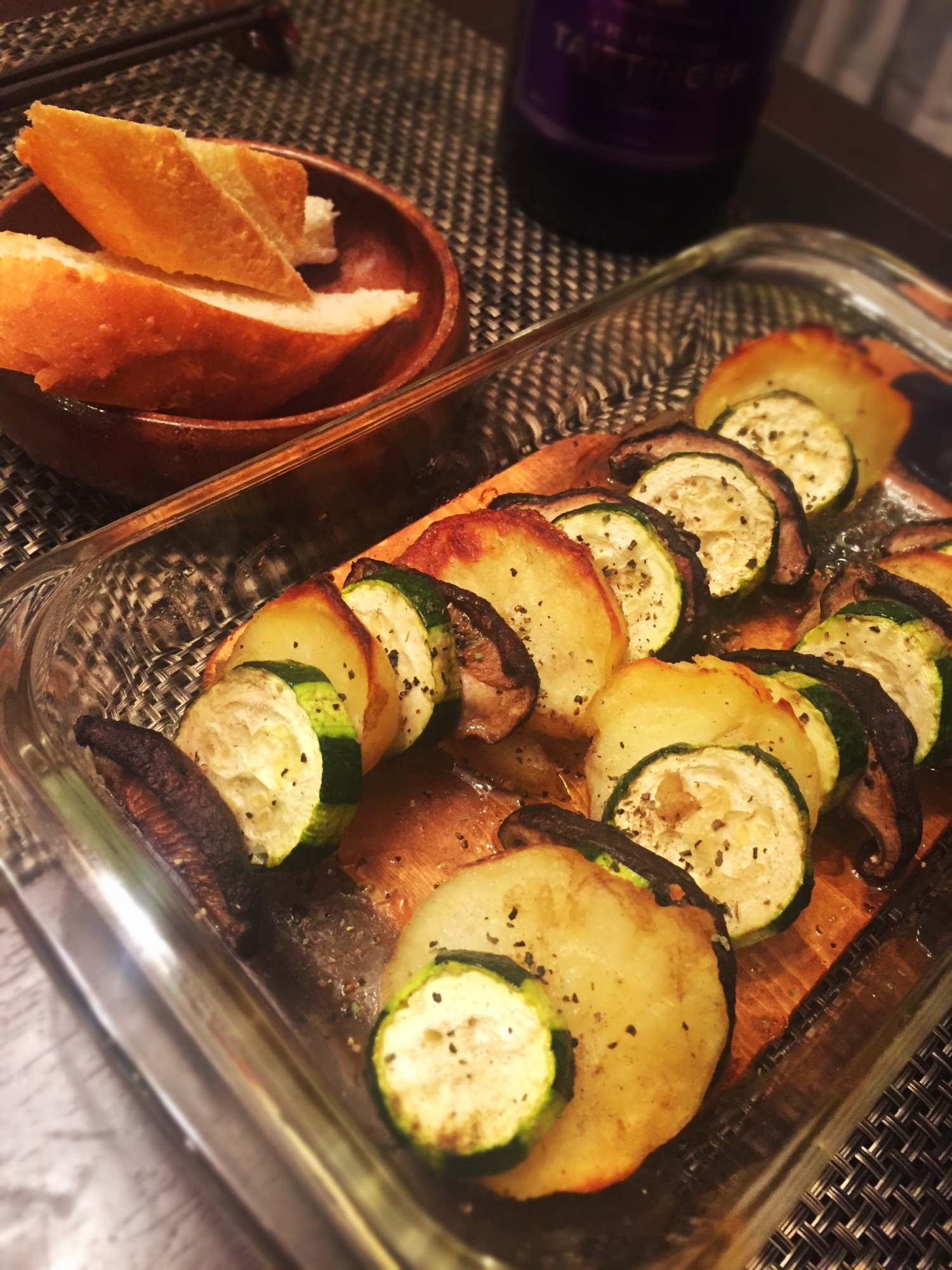 オーブンにお任せ ズッキーニとポテトのグリル レシピ 作り方 By Moyo S キッチン 楽天レシピ