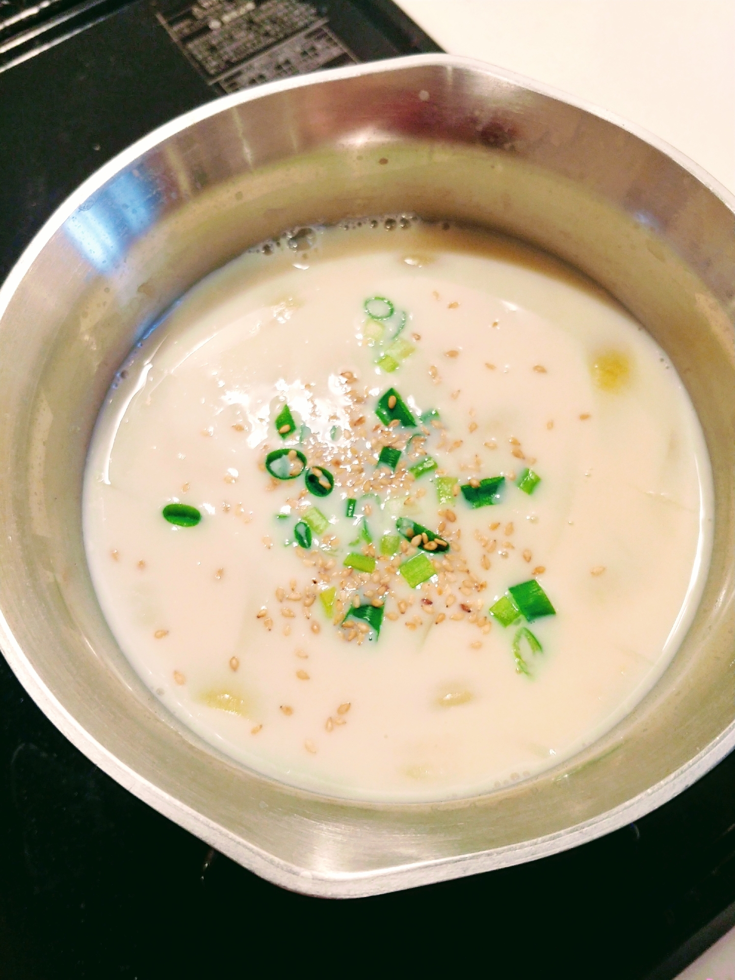 簡単☆豆乳味噌スープ