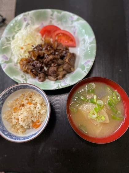 優しい味で食べやすい♡高菜漬の炊き込みご飯