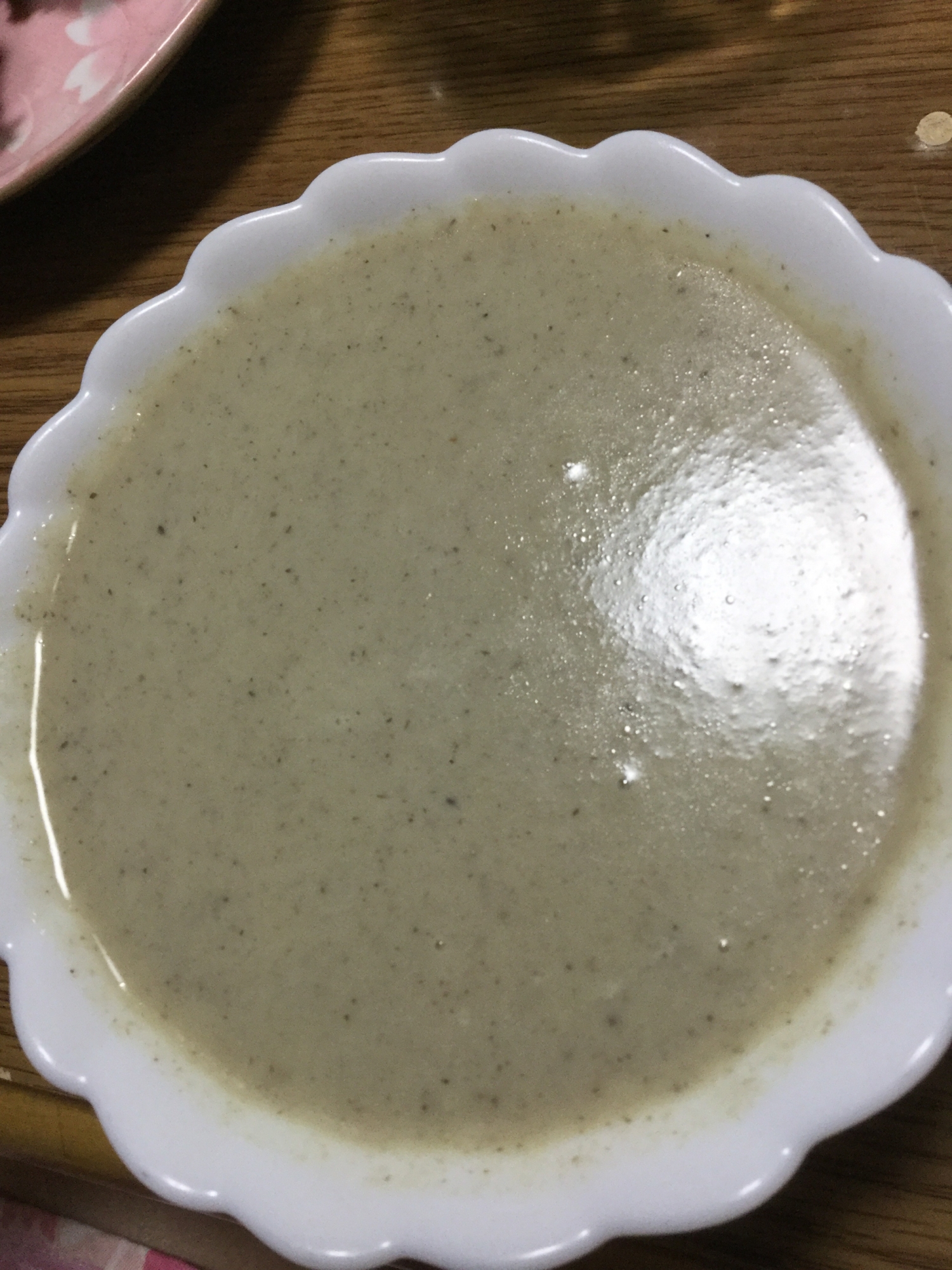 残り野菜で⭐️きのことブロッコリーの芯のスープ