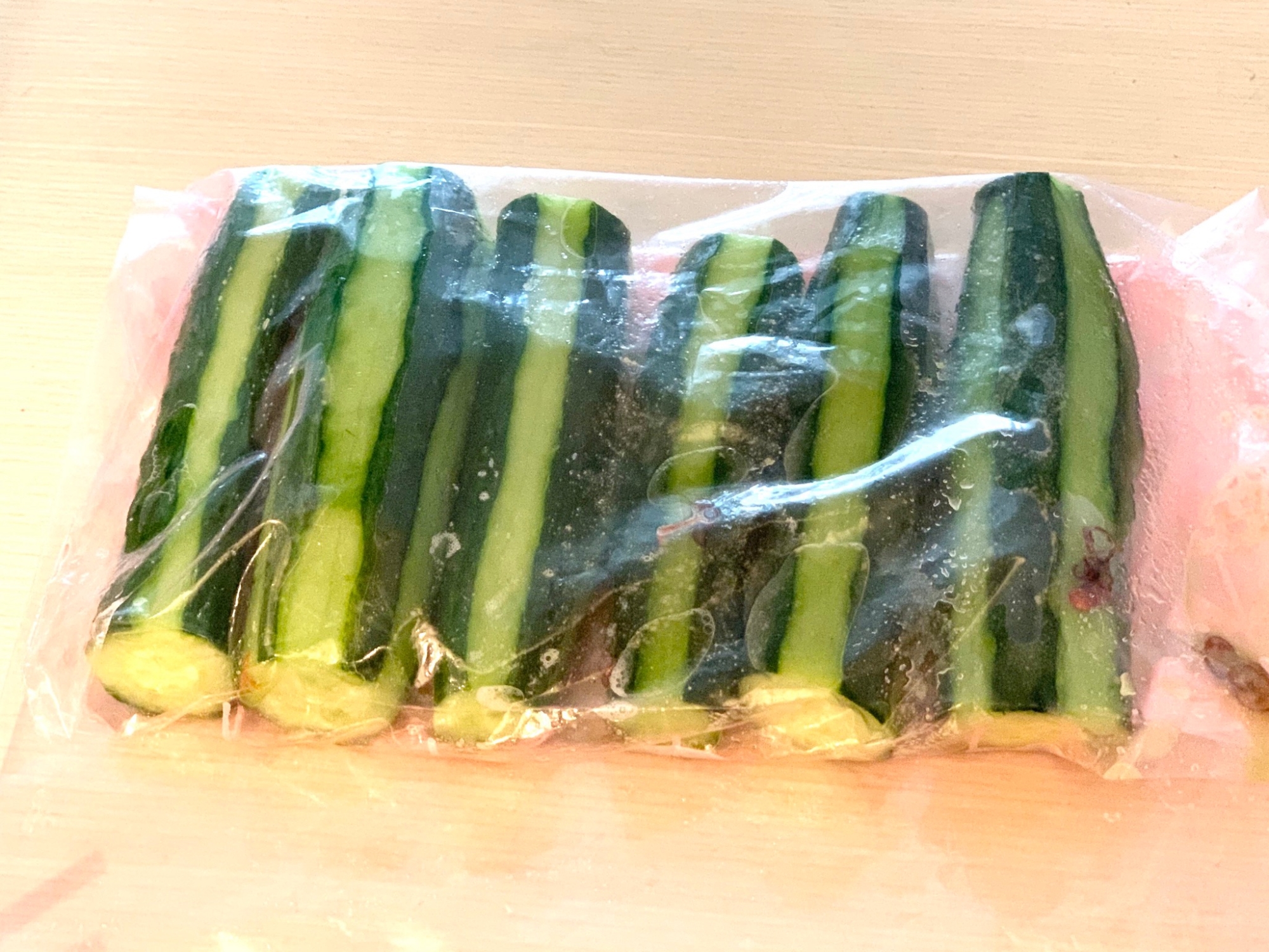 ※昆布茶できゅうりの一本漬け*