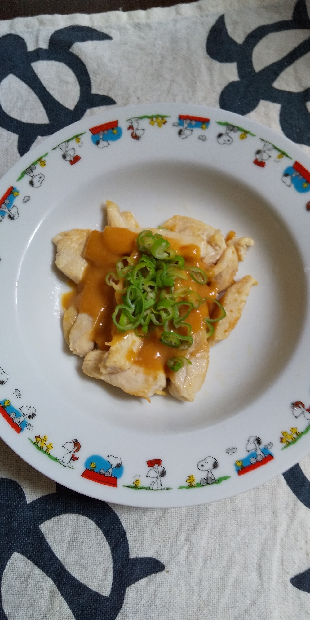 ～超簡単～ネギ味噌ソースと鳥むね肉
