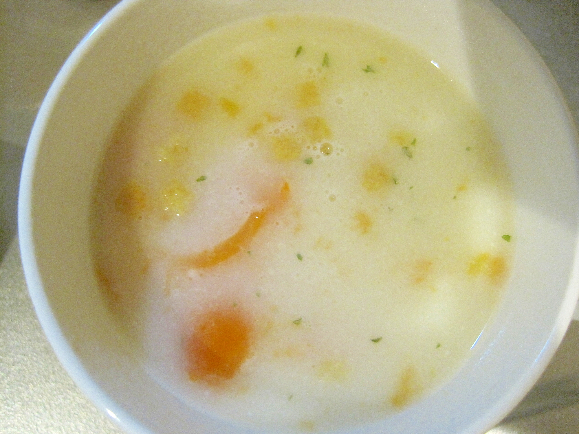 カップスープのアレンジ パンプキンスープ レシピ 作り方 By Yukkiy8 楽天レシピ
