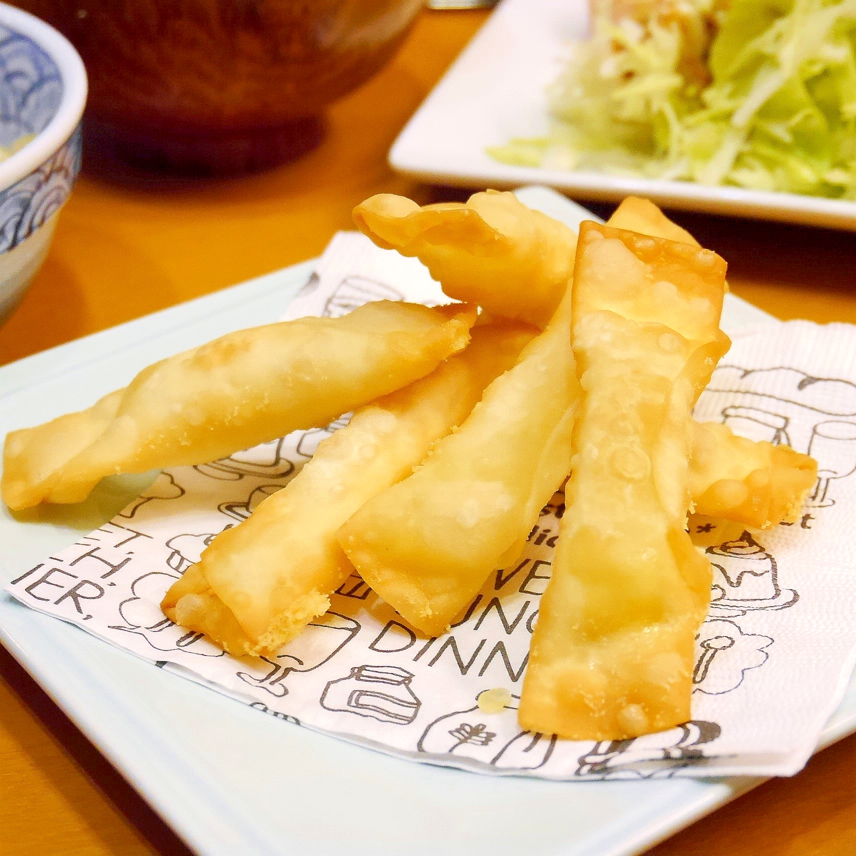 餃子の皮でチーズの包み揚げ★揚げ焼きで簡単