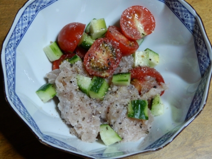 *～簡単サラダ まぐろと野菜で～*