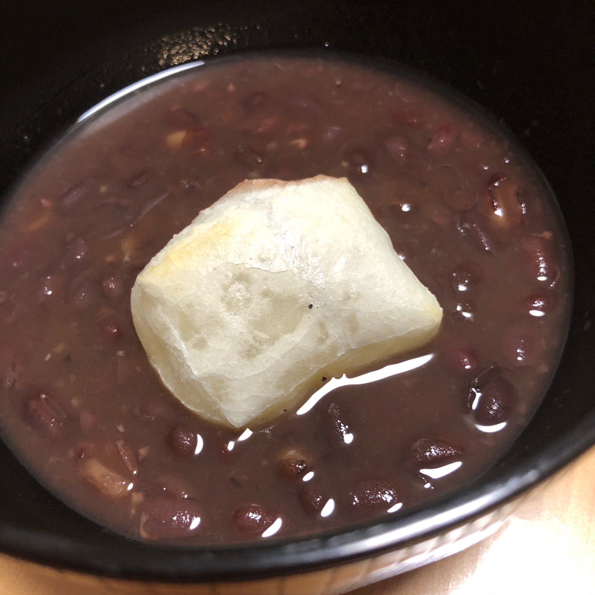 電気圧力鍋で、ぜんざい作り