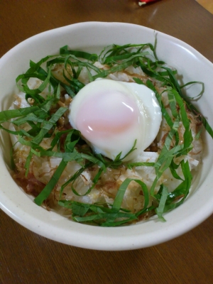 シャリシャリ長芋と納豆のぶっかけうどん