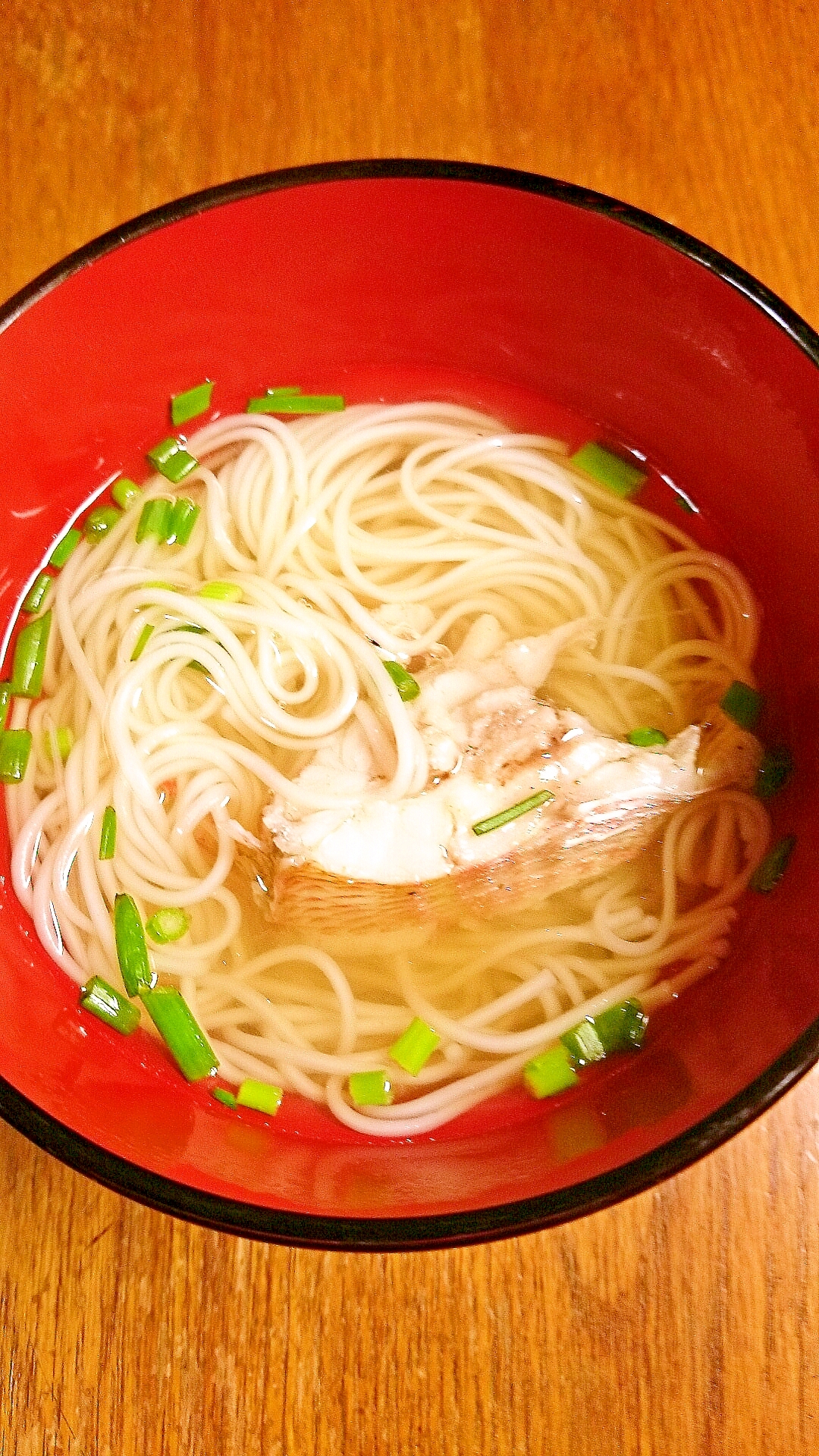 余った素麺で！鯛のにゅうめん