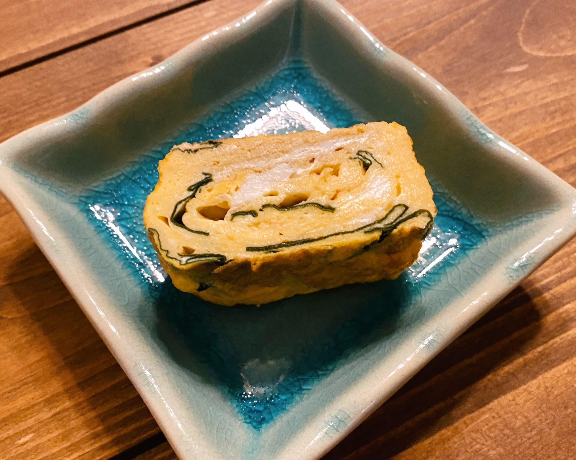 -♡-- わかめの卵焼き --♡-