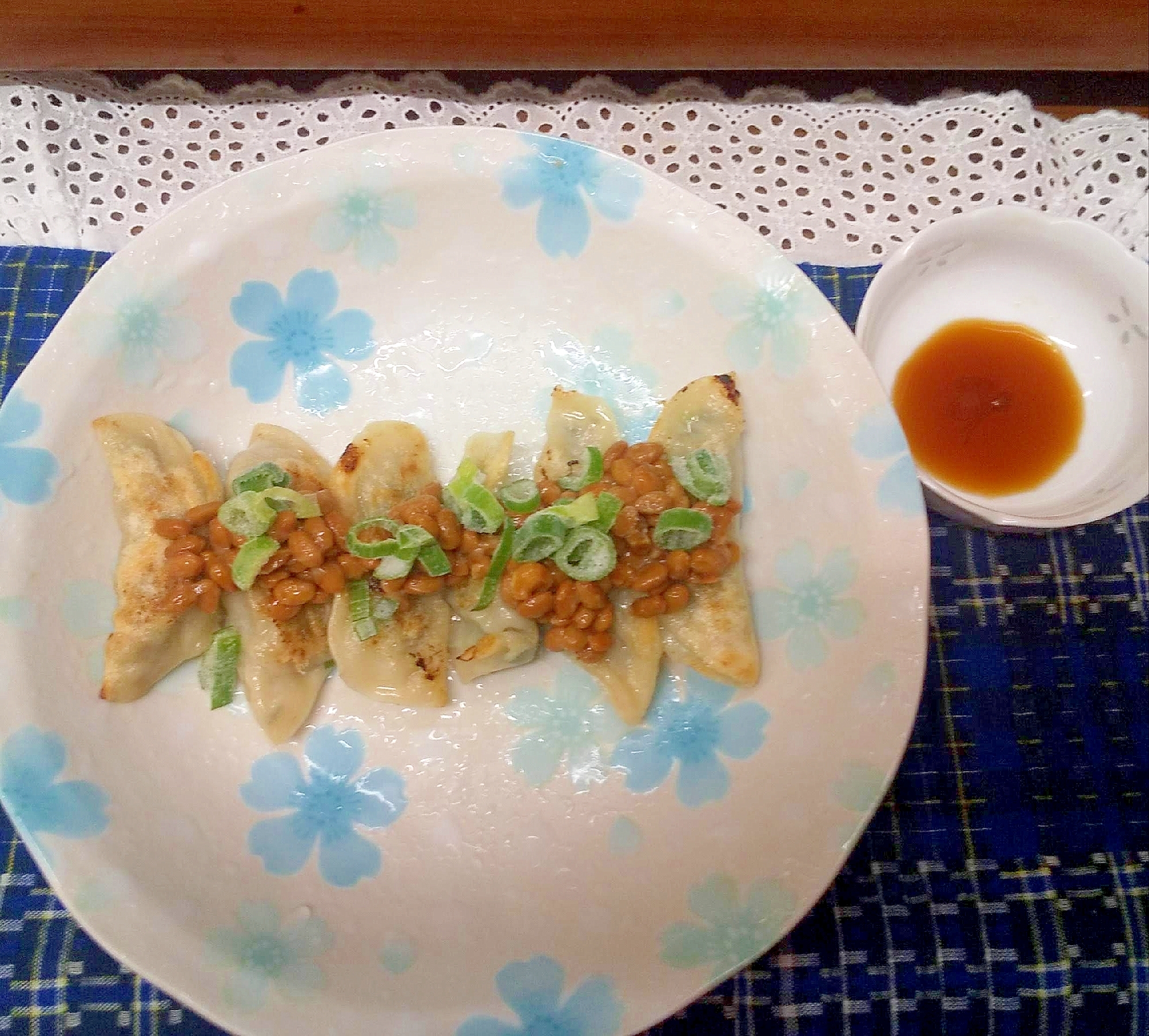 納豆餃子のおつまみ