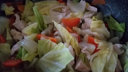 鶏むね肉と　野菜の　コンソメ煮