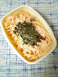 ☆明太子クリームパスタのお弁当☆