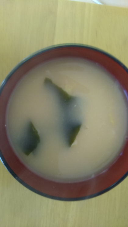 かぶと白菜のミルク味噌汁