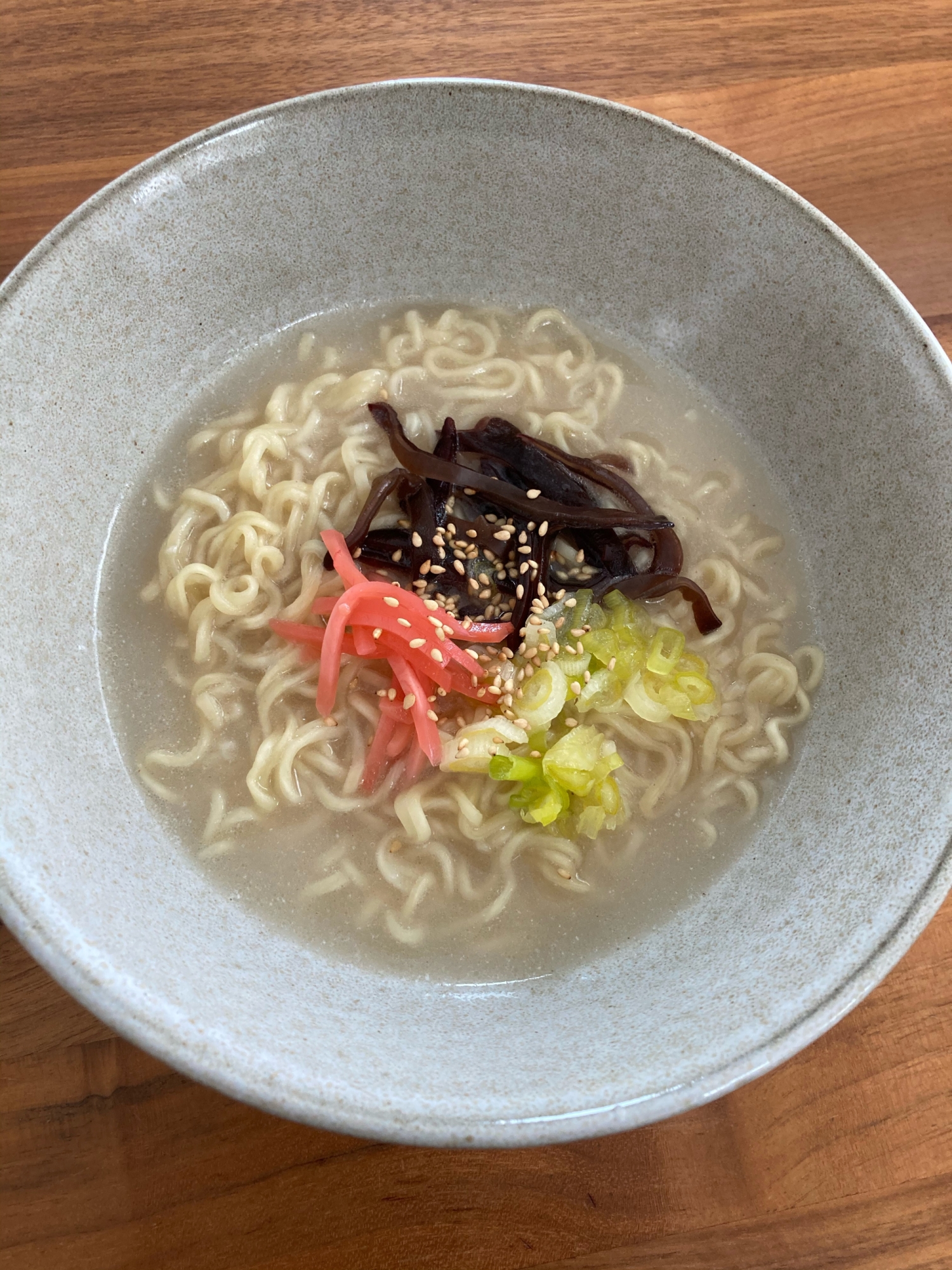 きくらげの豚骨ラーメン