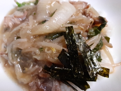 【リメイク】　野菜炒めあんかけ丼