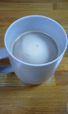 朝のカフェオレがちょっとリッチに…☆
ステキな朝の一杯、ごちそうさまでした(^^)