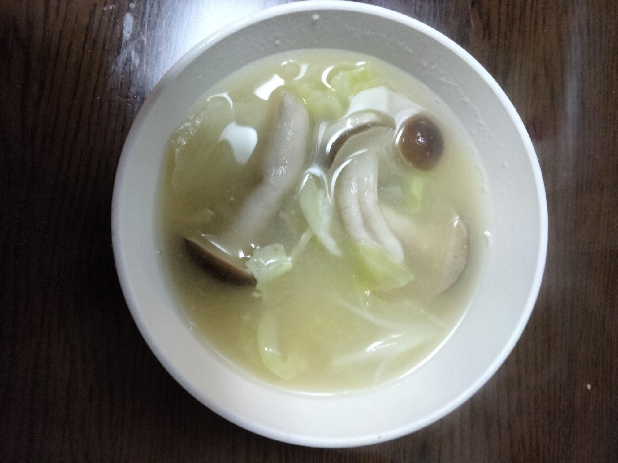キャベツの味噌汁