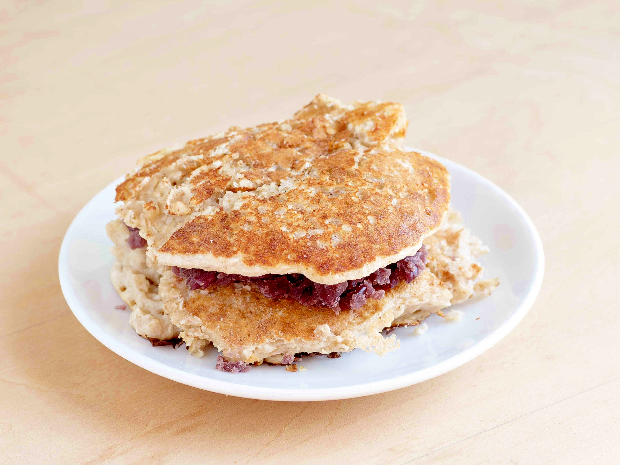 オートミール de プロテインどら焼き