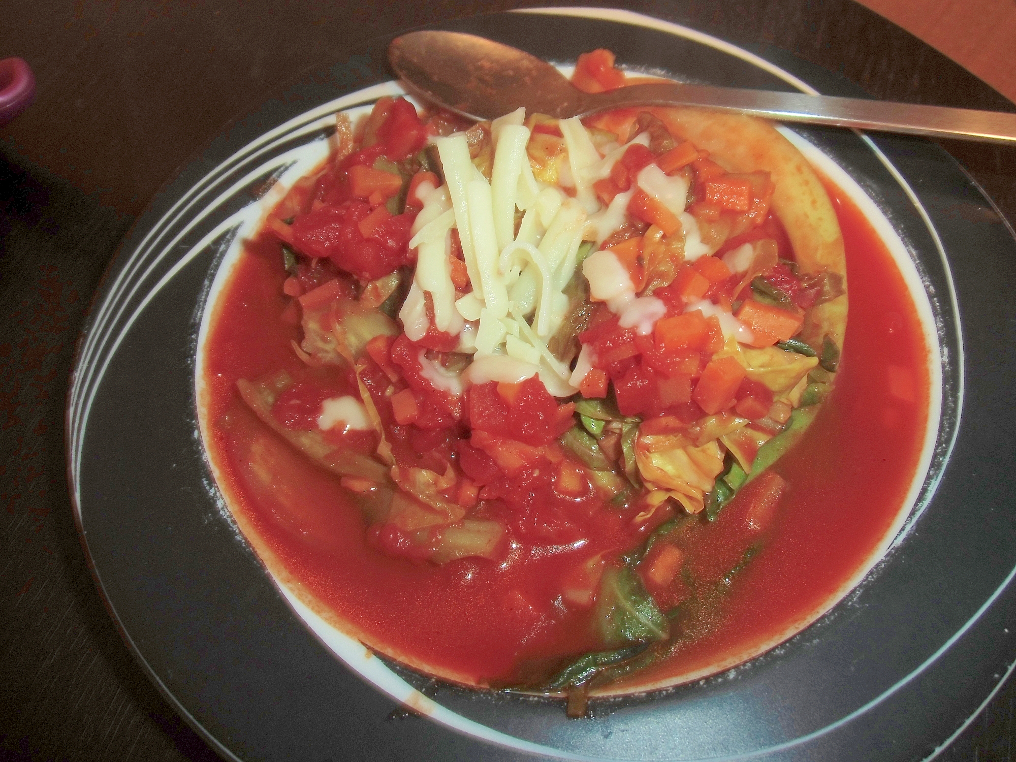くたくたキャベツのトマトスープ