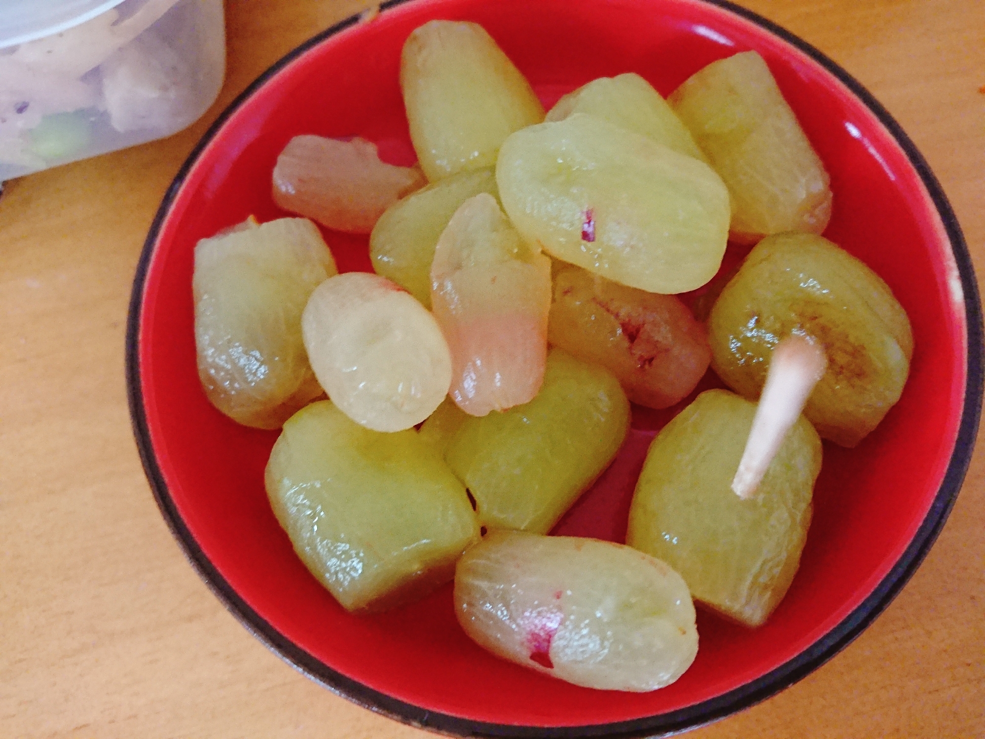 酸っぱいぶどうの砂糖漬け レシピ 作り方 By じゃが塩 楽天レシピ