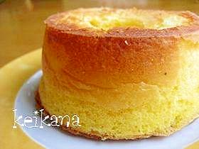 ホットケーキミックスで簡単シフォンケーキ