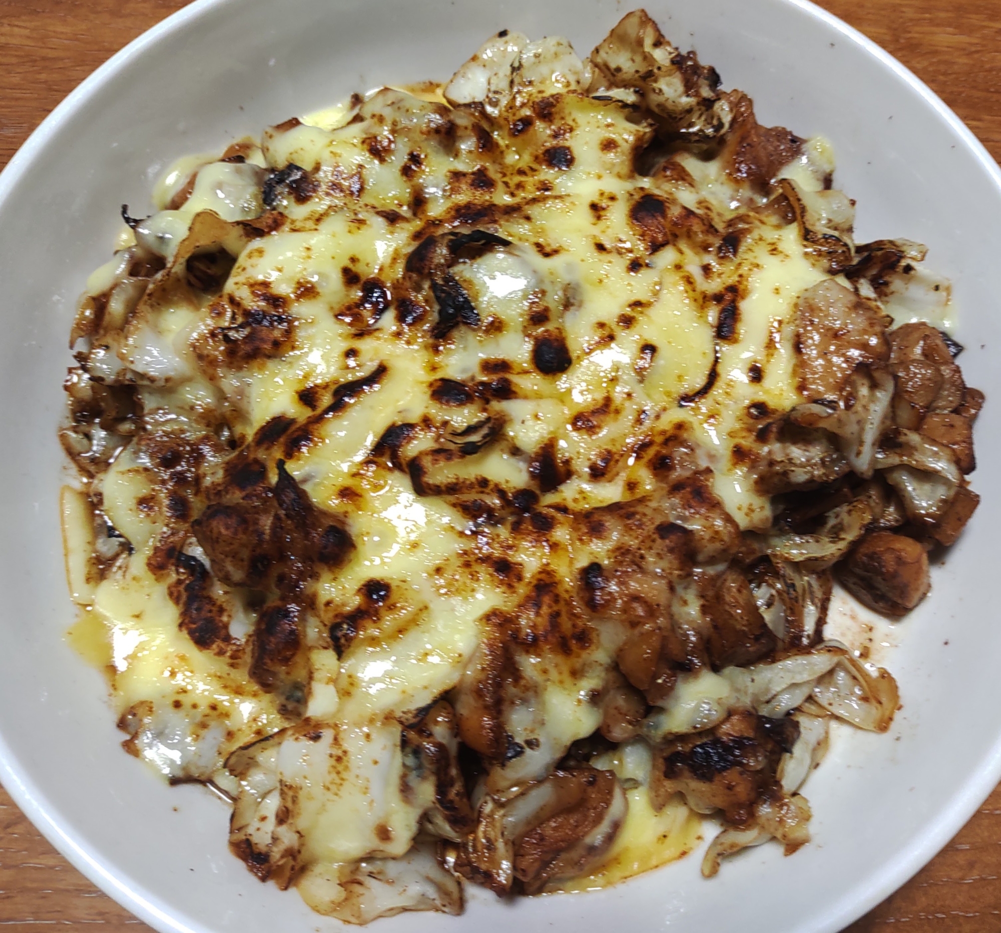 キャベツのチーズ焼き