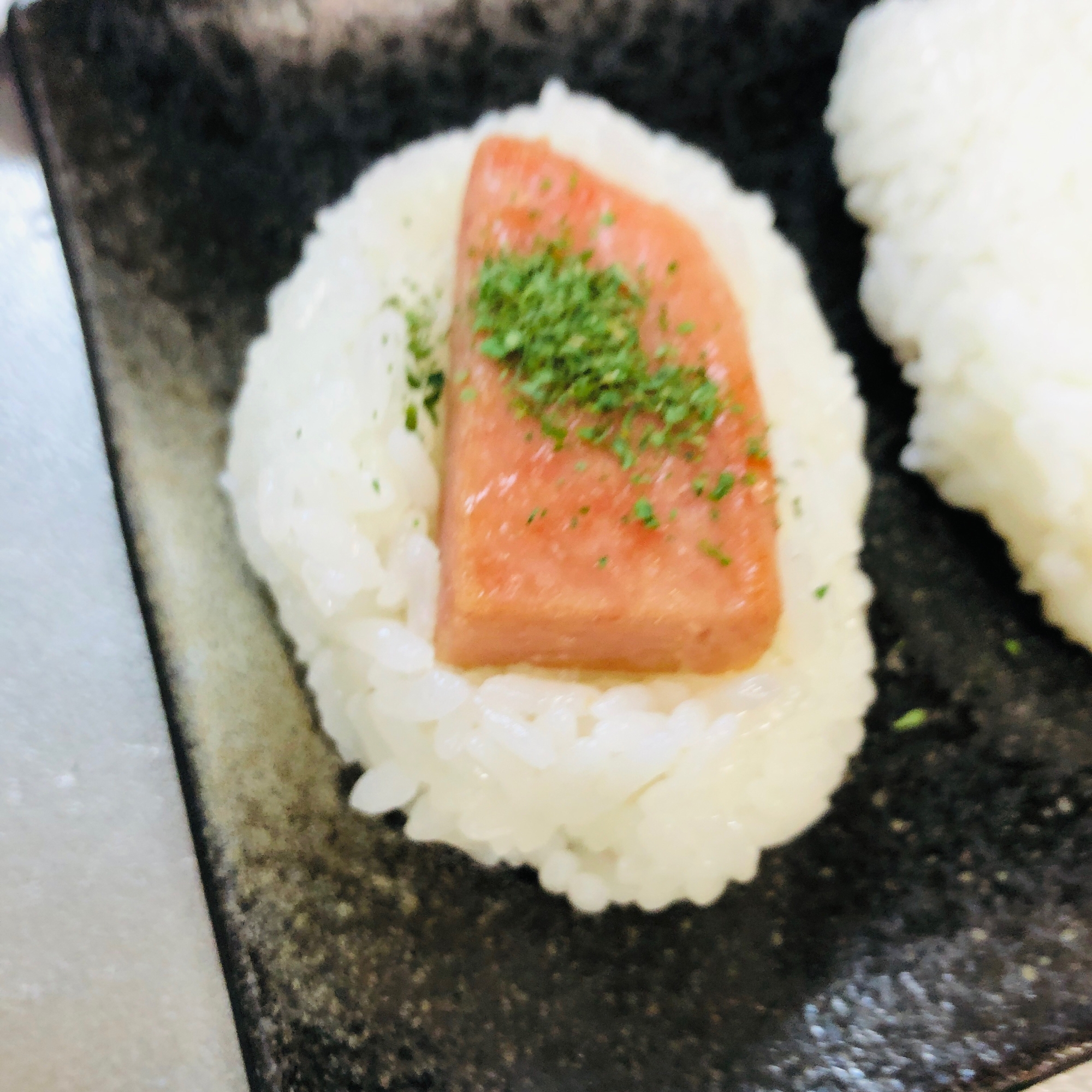 沢庵スパムおにぎり