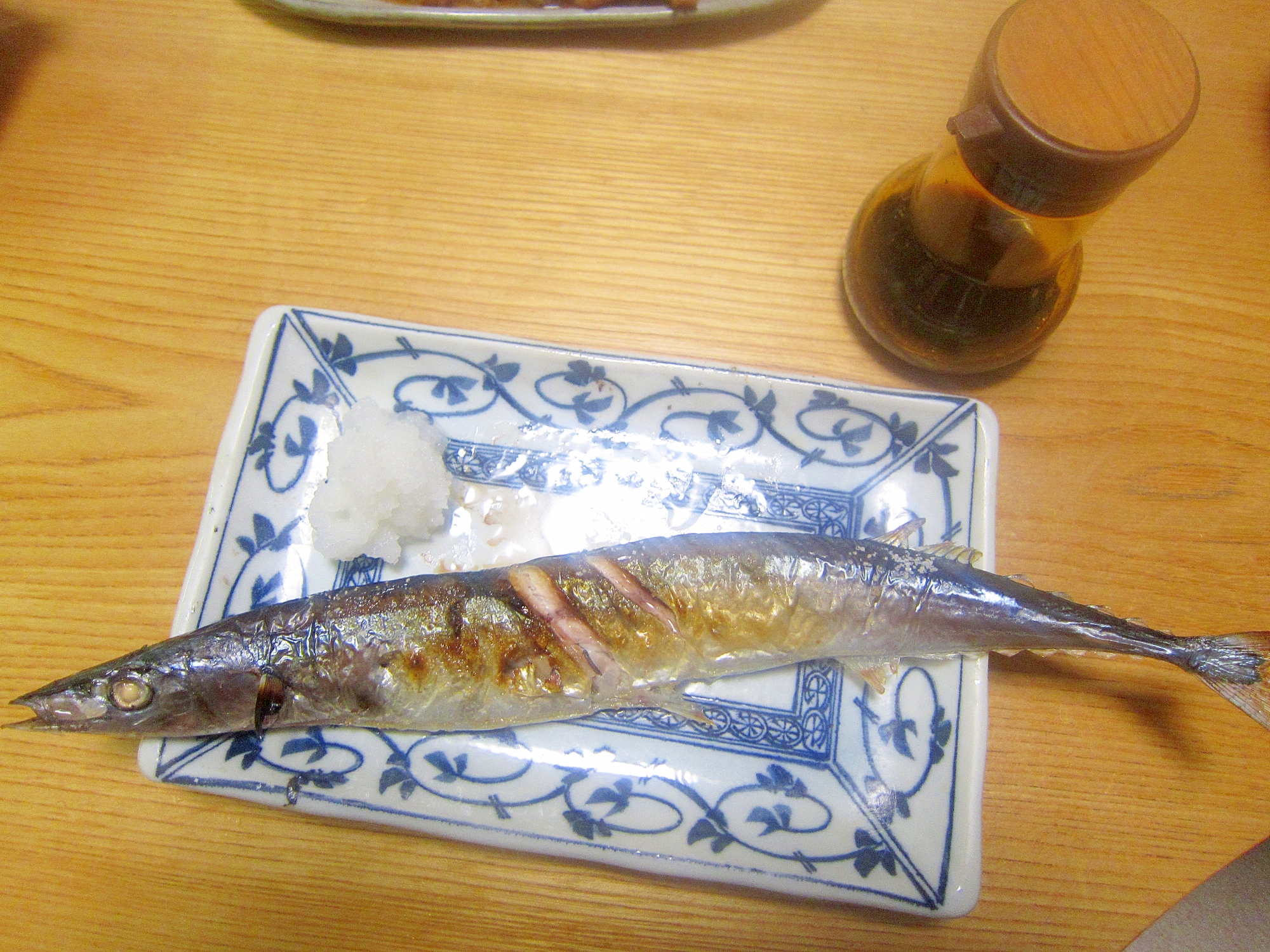 秋刀魚の味醂焼きグリル