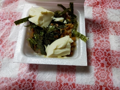 韓国海苔入り納豆豆腐